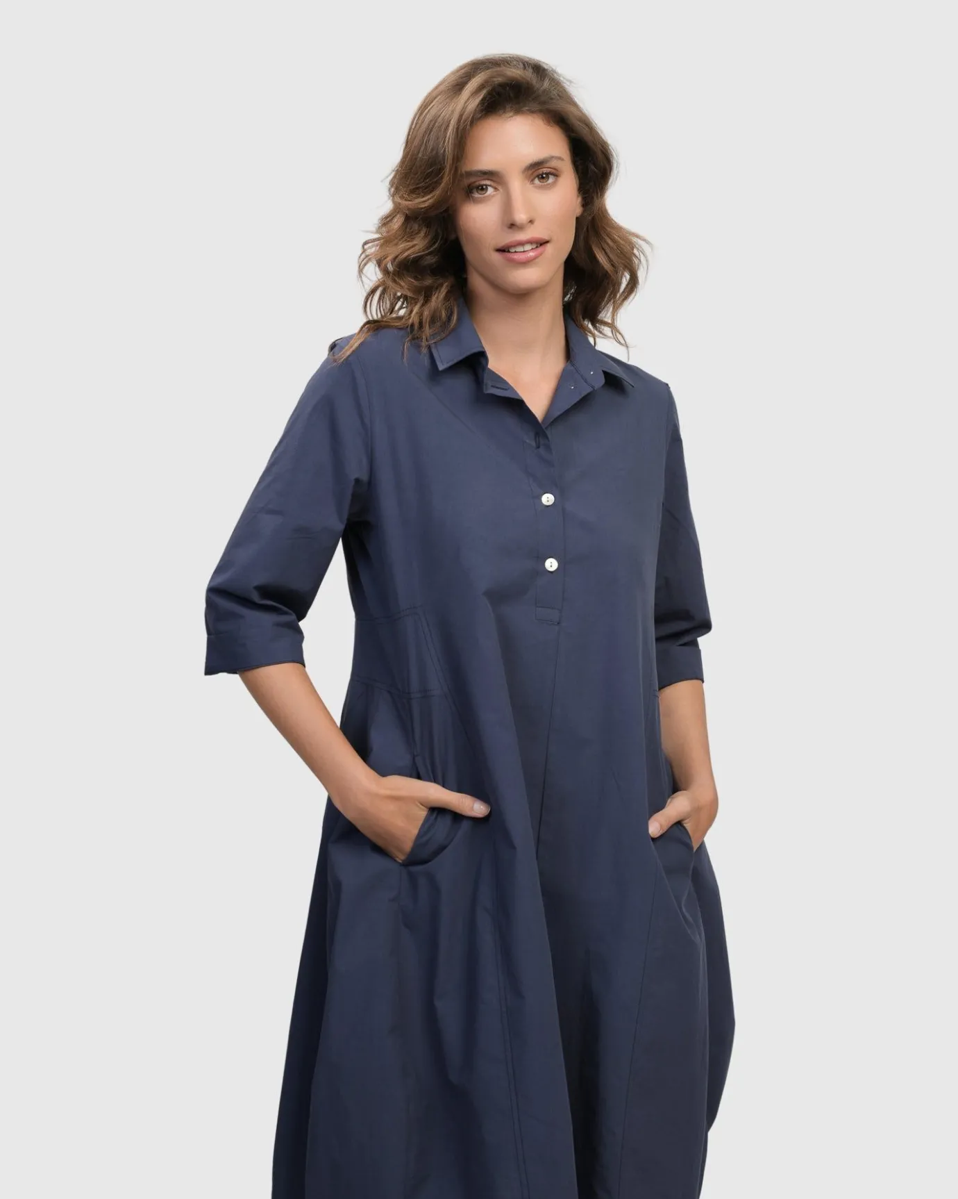 Women Alembika Plus<Urban Corcovado Wonderful Dress, Navy