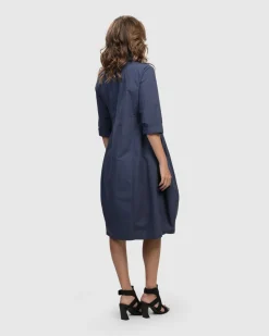Women Alembika Plus<Urban Corcovado Wonderful Dress, Navy