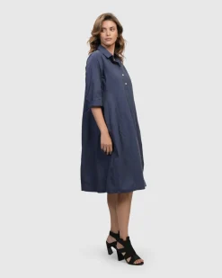Women Alembika Plus<Urban Corcovado Wonderful Dress, Navy
