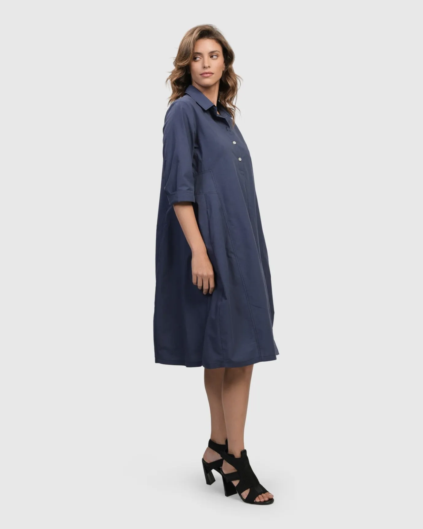 Women Alembika Plus<Urban Corcovado Wonderful Dress, Navy