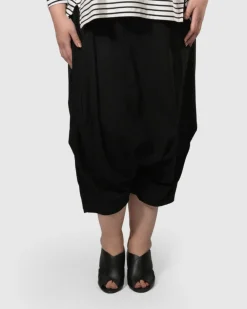 Women Alembika Pants & Skirts<Urban Crop Harem Pants, Black