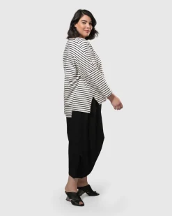 Women Alembika Plus<Urban Crop Harem Pants, Black