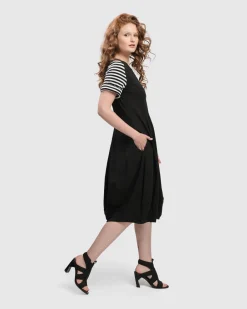 Women Alembika Dresses<Urban Daytime Cocoon Dress, Stripes