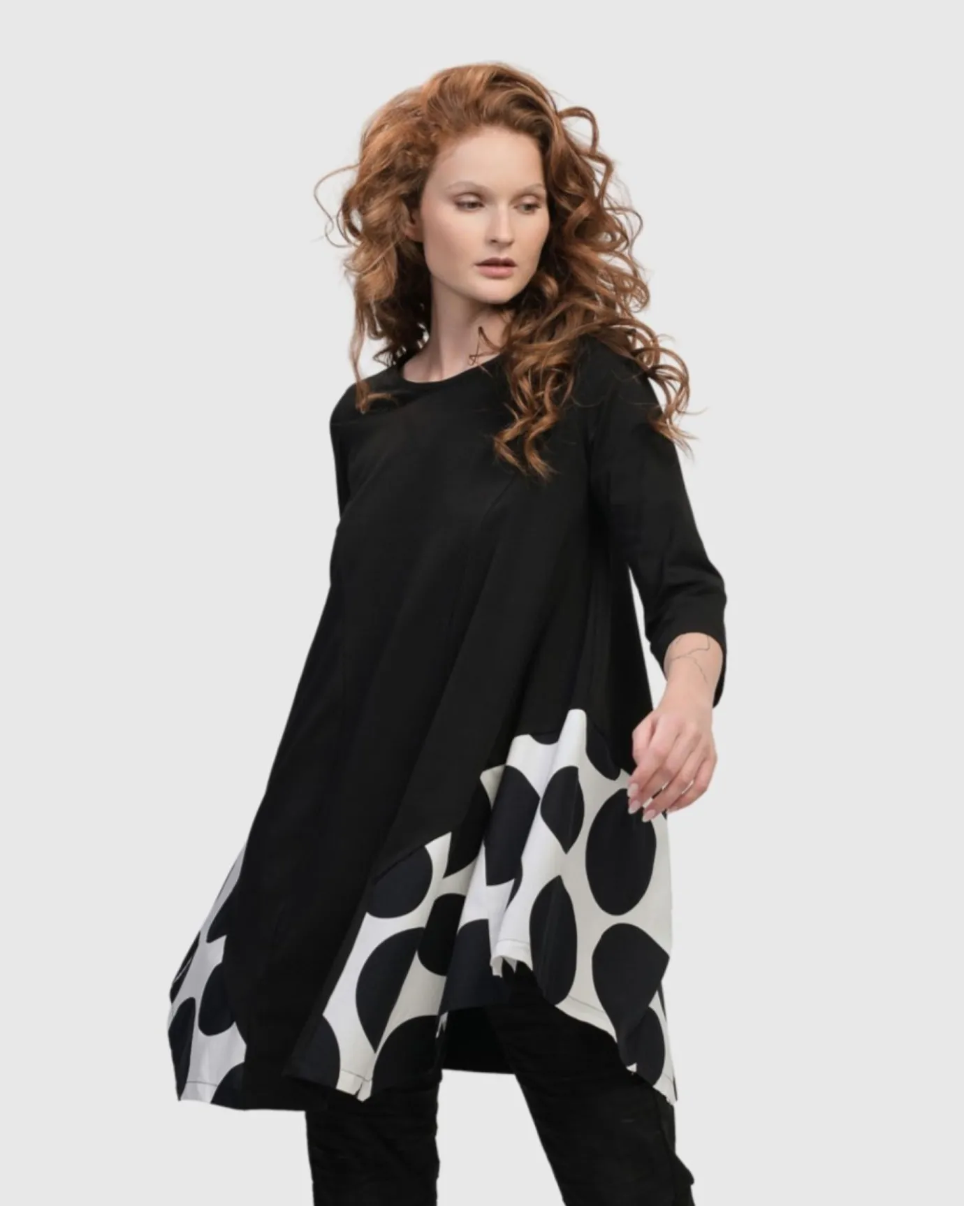Women Alembika Tops & Tunics<Urban Domino Trapeze Top, Mono
