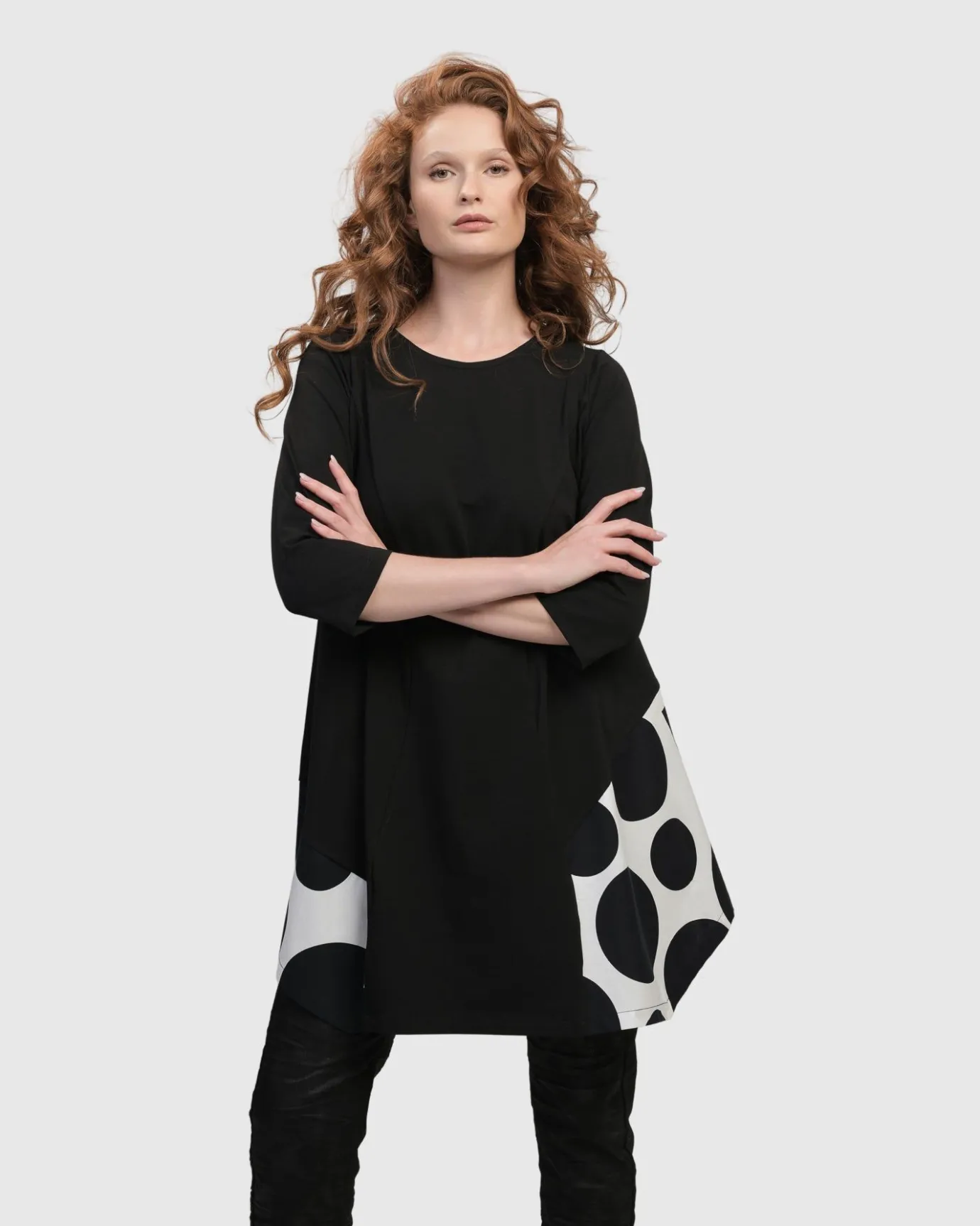 Women Alembika Tops & Tunics<Urban Domino Trapeze Top, Mono
