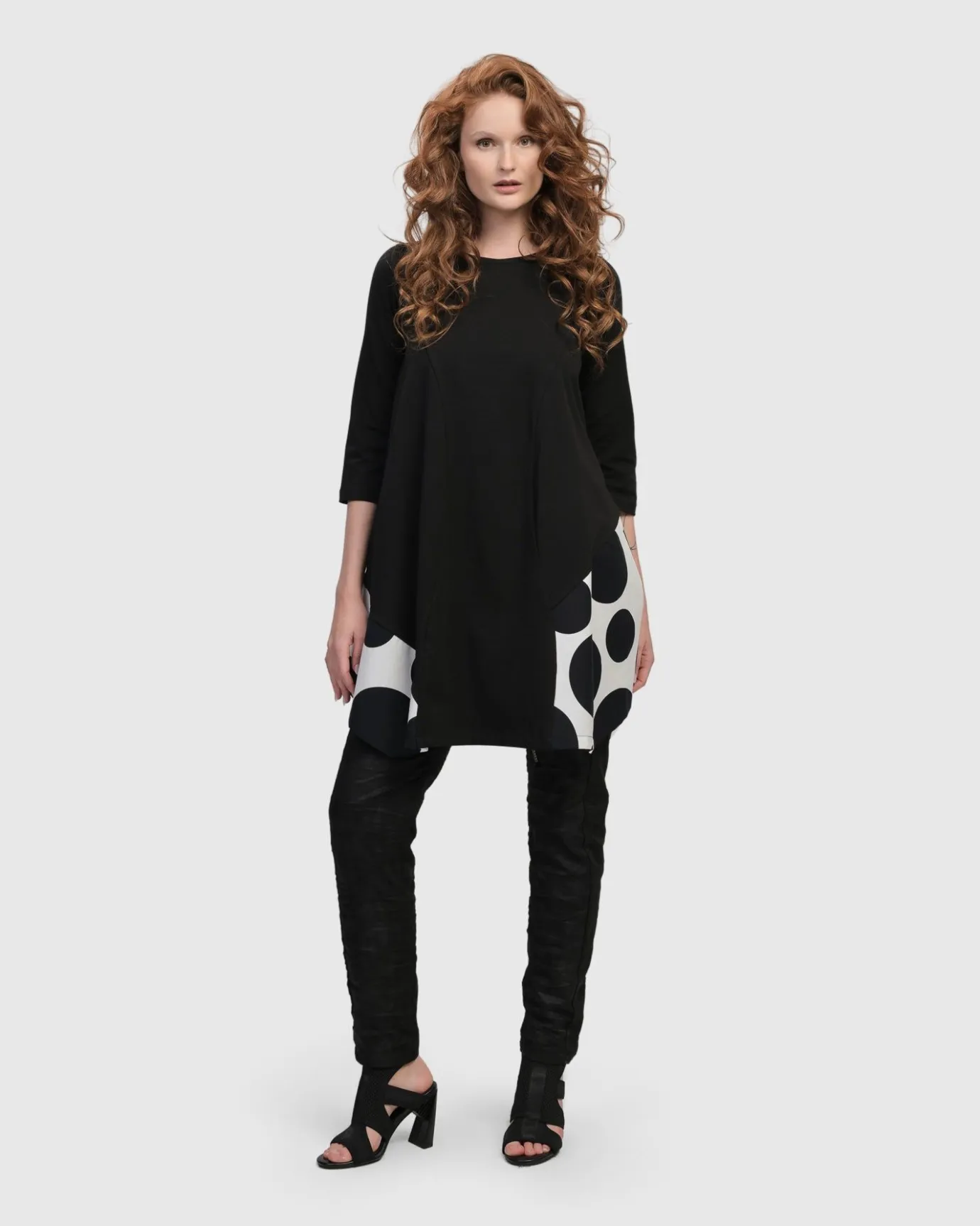 Women Alembika Tops & Tunics<Urban Domino Trapeze Top, Mono