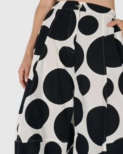 Women Alembika Pants & Skirts<Urban Dot Balloon Pants, Mono