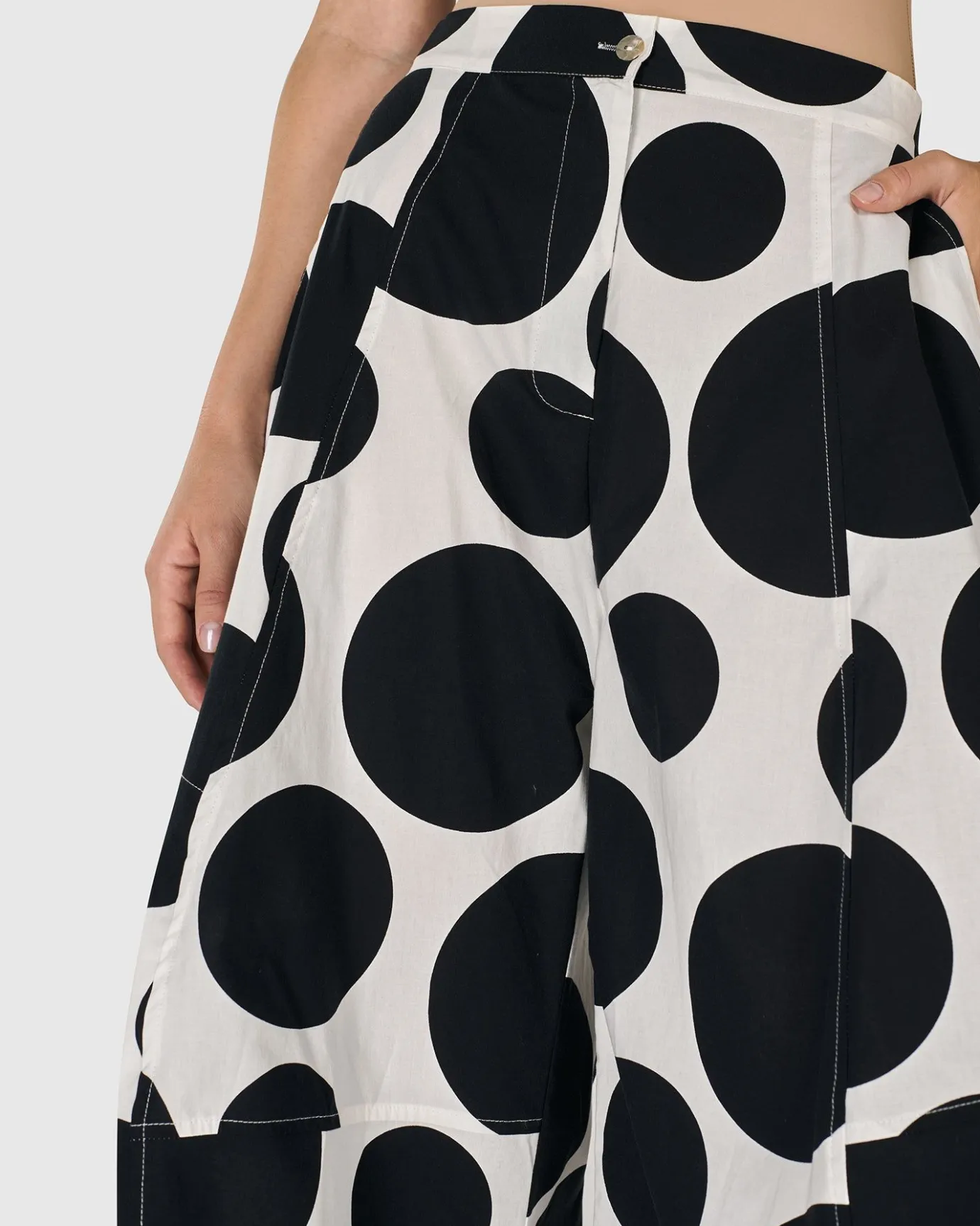 Women Alembika Pants & Skirts<Urban Dot Balloon Pants, Mono