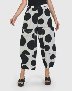 Women Alembika Plus<Urban Dot Barrel Pants, Mono