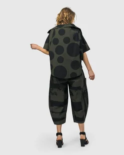 Women Alembika Jackets<Urban Dots Kiku Cape Jacket, Khaki