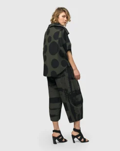 Women Alembika Jackets<Urban Dots Kiku Cape Jacket, Khaki