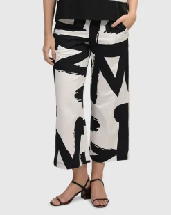 Women Alembika Pants & Skirts<Urban Eden Wide-Leg Pants, Marker