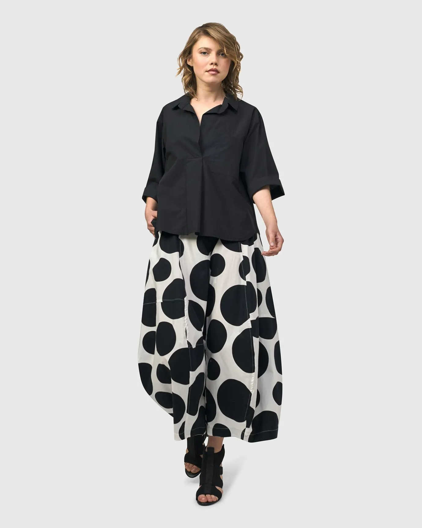 Women Alembika Tops & Tunics<Urban Fran A-Line Blouse, Black