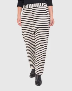 Women Alembika Pants & Skirts<Urban French Terry Trousers, Lines