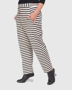 Women Alembika Pants & Skirts<Urban French Terry Trousers, Lines