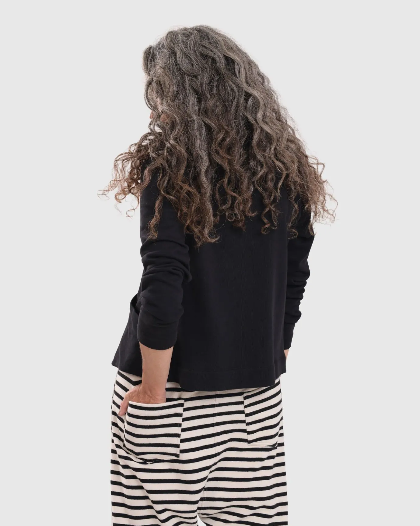 Women Alembika Plus<Urban French Terry Trousers, Lines