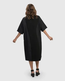 Women Alembika Dresses<Urban Gramercy Oversized Dress, Black