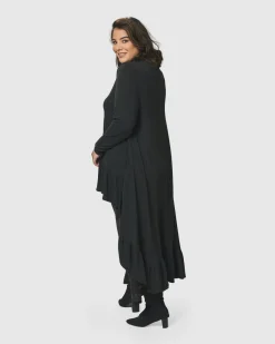 Women Alembika Tops & Tunics<Urban Hi Lo Katniss Top, Charcoal