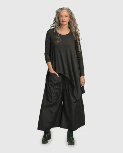 Women Alembika Tops & Tunics<Urban Hi-Lo Top, Charcoal