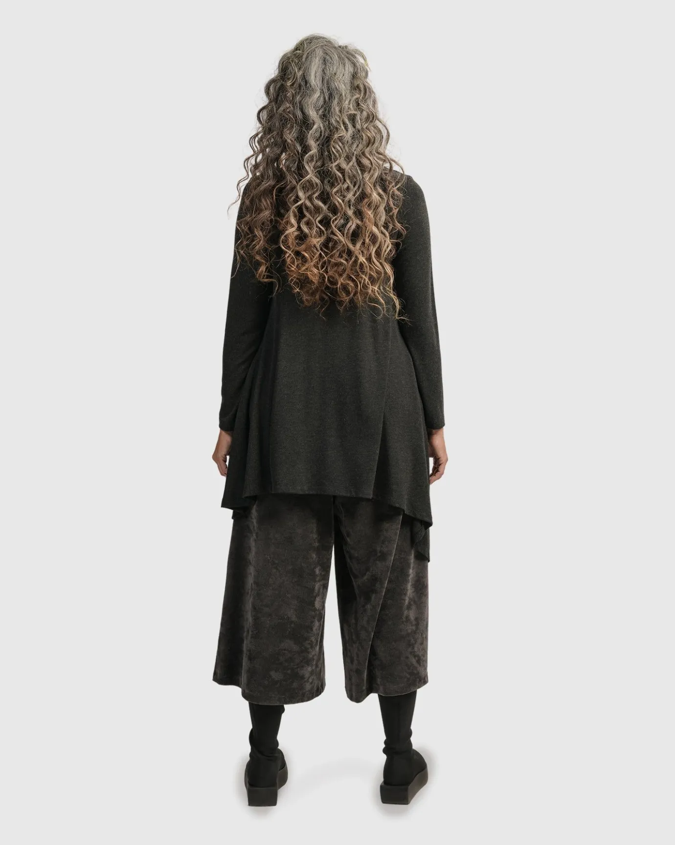 Women Alembika Tops & Tunics<Urban Hi-Lo Top, Charcoal