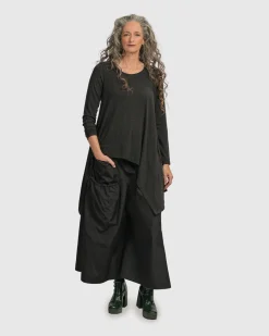Women Alembika Tops & Tunics<Urban Hi-Lo Top, Charcoal
