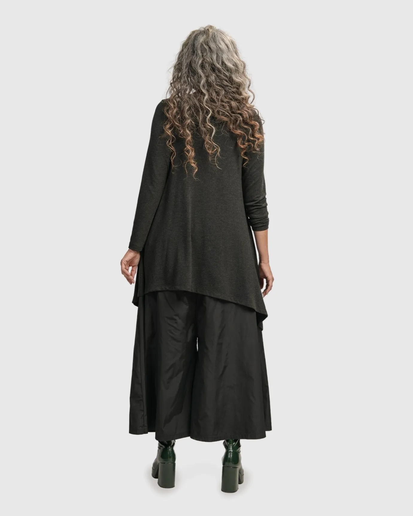 Women Alembika Tops & Tunics<Urban Hi-Lo Top, Charcoal