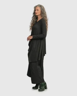 Women Alembika Tops & Tunics<Urban Hi-Lo Top, Charcoal