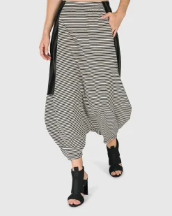 Women Alembika Pants & Skirts<Urban Imperial Harem Pants, Stripes