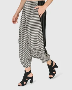 Women Alembika Pants & Skirts<Urban Imperial Harem Pants, Stripes