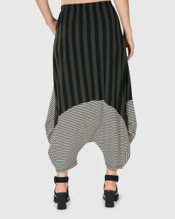 Women Alembika Pants & Skirts<Urban Imperial Harem Pants, Stripes