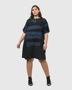 Women Alembika Dresses<Urban Ipanema Shift Dress, Navy