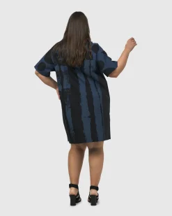 Women Alembika Dresses<Urban Ipanema Shift Dress, Navy