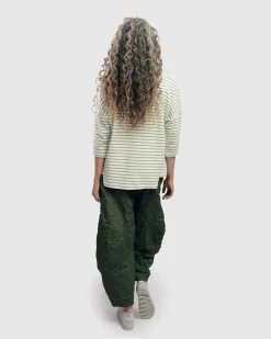 Women Alembika Plus<Urban Jagger Stripe Top, Green