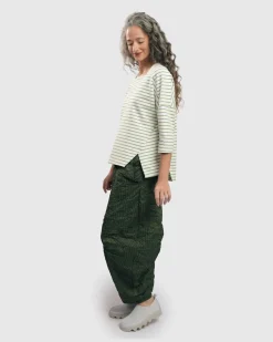 Women Alembika Tops & Tunics<Urban Jagger Stripe Top, Green