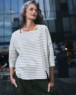 Women Alembika Tops & Tunics<Urban Jagger Stripe Top, Green