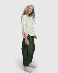 Women Alembika Tops & Tunics<Urban Jagger Stripe Top, Green