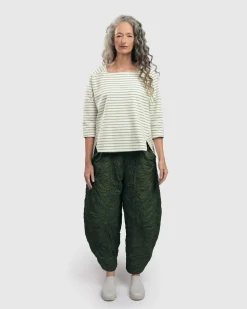 Women Alembika Tops & Tunics<Urban Jagger Stripe Top, Green