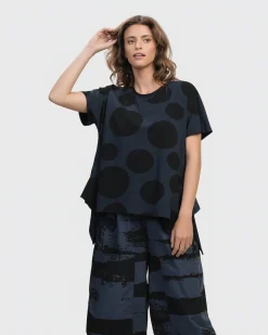 Women Alembika Tops & Tunics<Urban Juliana Relaxed Top, Navy