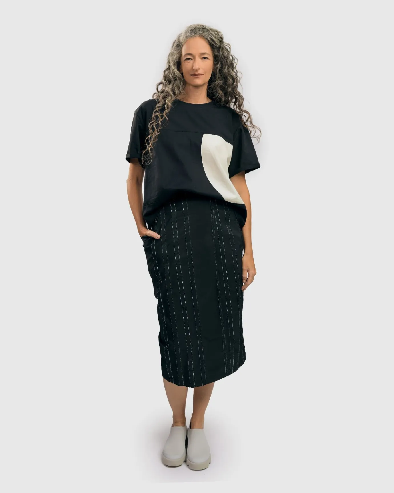 Women Alembika Pants & Skirts<Urban Kate Topstitched Skirt, Trails