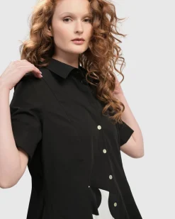 Women Alembika Dresses<Urban Lafayette Wonderful Shirt Dress, Black