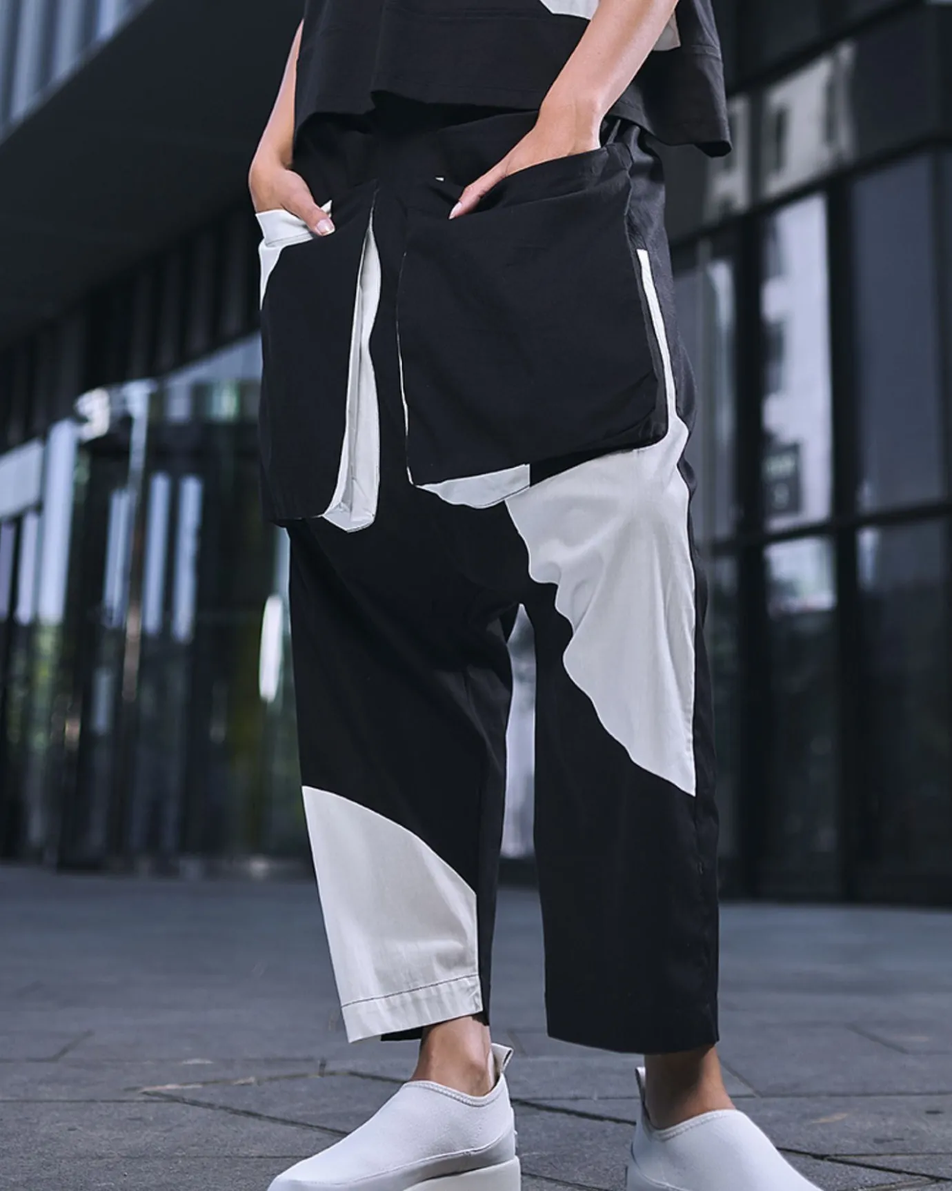 Women Alembika Pants & Skirts<Urban Lennon Pocket Pants, Black