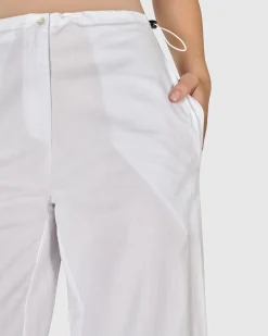Women Alembika Pants & Skirts<Urban Ludlow Cargo Pants, White
