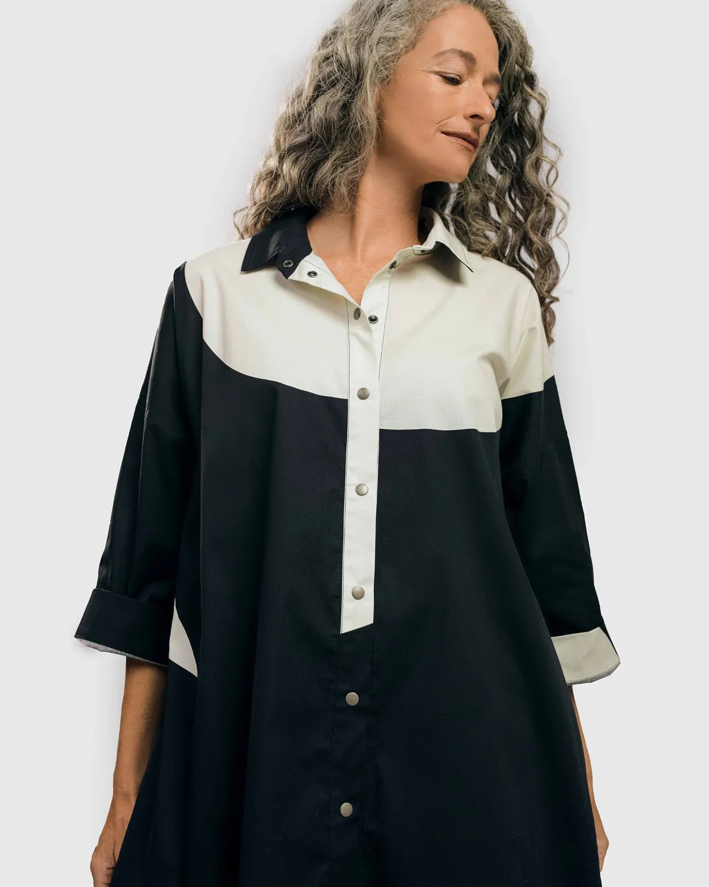 Women Alembika Tops & Tunics<Urban Madison Tunic Shirt, Black/White