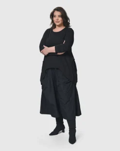 Women Alembika Tops & Tunics<Urban Maestro Top, Black