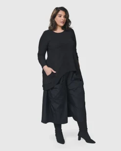 Women Alembika Plus<Urban Maestro Top, Black