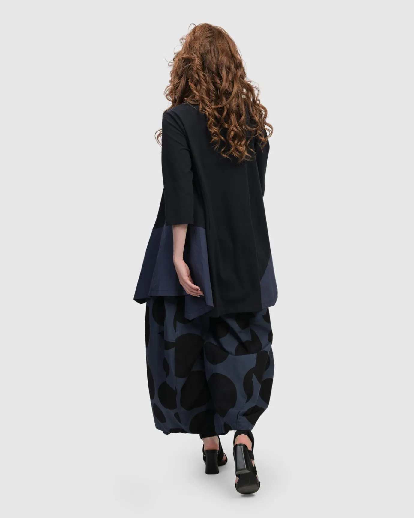 Women Alembika Tops & Tunics<Urban Marvels Trapeze Top, Navy