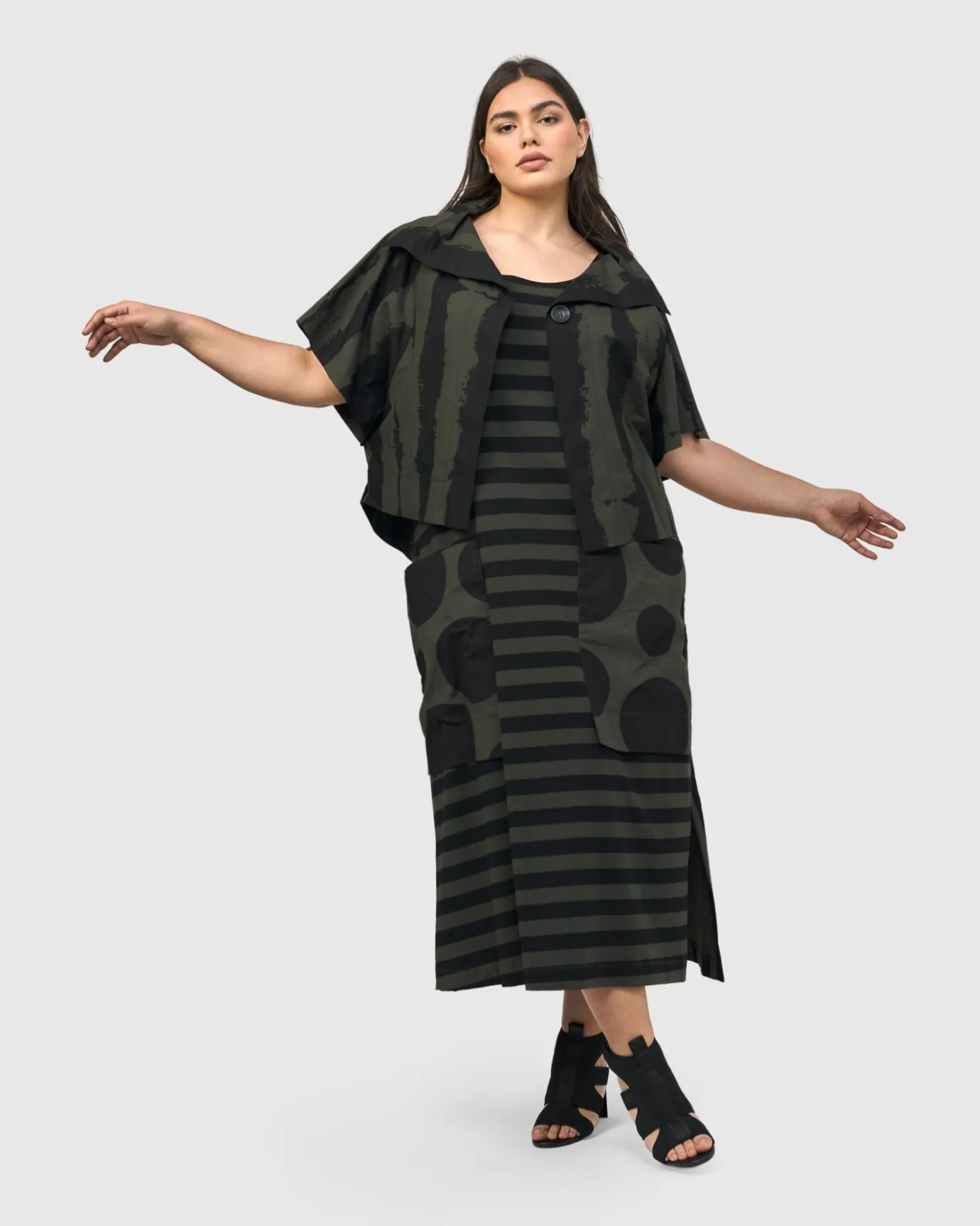 Women Alembika Dresses<Urban Maxi Tank Dress, Khaki