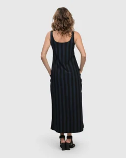 Women Alembika Plus<Urban Maxi Tank Dress, Navy