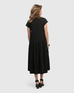 Women Alembika Plus<Urban Melody Midi Dress, Khaki
