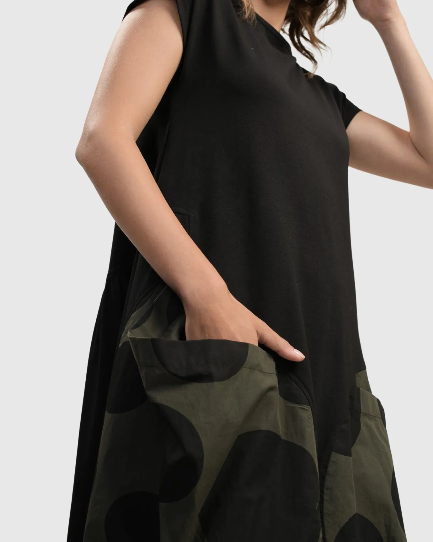 Women Alembika Dresses<Urban Melody Midi Dress, Khaki